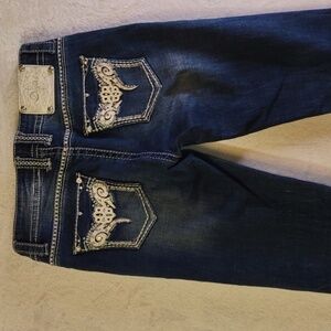 Dryad Premium Jeans Elegant Boot Cut Jeans with Embroidered Pockets